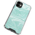 Mint Marbling iPhone 12 Mini Clear Case