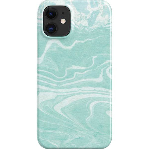 Mint Marbling iPhone 12 Mini Lite Case