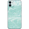 Mint Marbling iPhone 12 Mini Skin