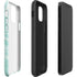 Mint Marbling iPhone 12 Pro Impact Case