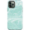 Mint Marbling iPhone 12 Pro Max Impact Case
