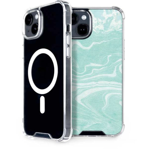 Mint Marbling iPhone 13 MagSafe Case
