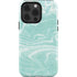 Mint Marbling iPhone 13 Pro Impact Case