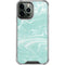 Mint Marbling iPhone 13 Pro Max Clear Case