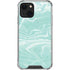 Mint Marbling iPhone 14 Plus Clear Case
