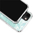 Mint Marbling iPhone 14 Plus Clear Case