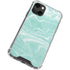 Mint Marbling iPhone 14 Plus Clear Case