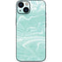Mint Marbling iPhone 15 Plus Skin