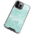 Mint Marbling iPhone 15 Pro Max Clear Case