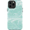 Mint Marbling iPhone 15 Pro Max Impact Case