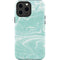 Mint Marbling iPhone 14 Pro Max Impact Case