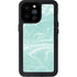 Mint Marbling iPhone 14 Pro Max Waterproof Case