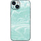 Mint Marbling iPhone 14 Skin