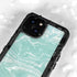 Mint Marbling iPhone 15 Plus Waterproof Case