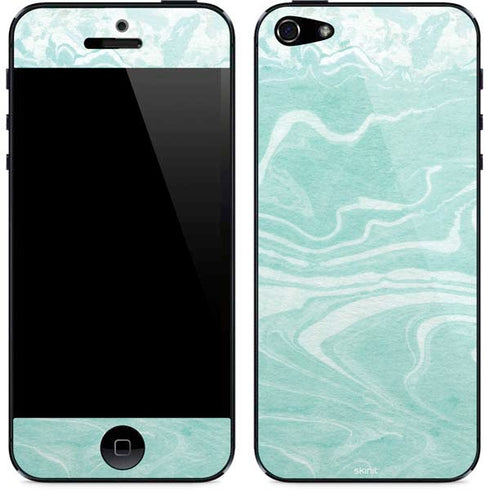 Mint Marbling iPhone 5/5s/5SE Skin