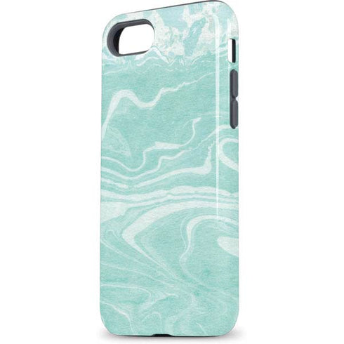 Mint Marbling iPhone 8 Pro Case
