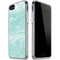 Mint Marbling iPhone SE (2nd & 3rd Gen) Clear Case