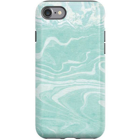Mint Marbling iPhone SE (2nd & 3rd Gen) Pro Case
