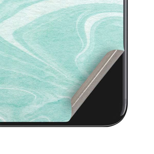 Mint Marbling iPhone SE (2nd & 3rd Gen) Skin