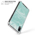 Mint Marbling iPhone XR Clear Case