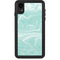 Mint Marbling iPhone XR Waterproof Case