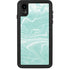 Mint Marbling iPhone XR Waterproof Case