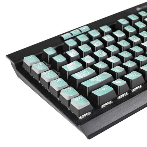 Mint Marbling K95 RGB PLATINUM Mechanical Gaming Keyboard Skin