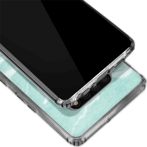 Mint Marbling LG Stylo 6 Clear Case
