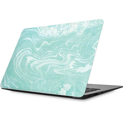 Mint Marbling Apple MacBook Skin