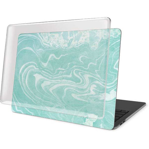 Mint Marbling MacBook Pro 15in (2016-19) Case plus Skin
