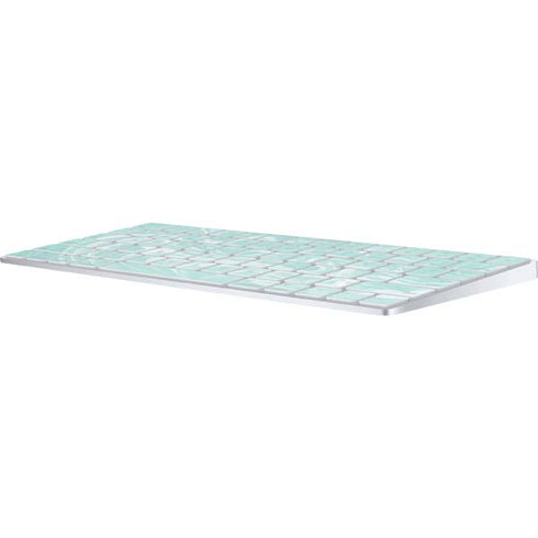 Mint Marbling Magic Keyboard Skin