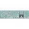 Mint Marbling Magic Keyboard with Numeric Keypad Skin