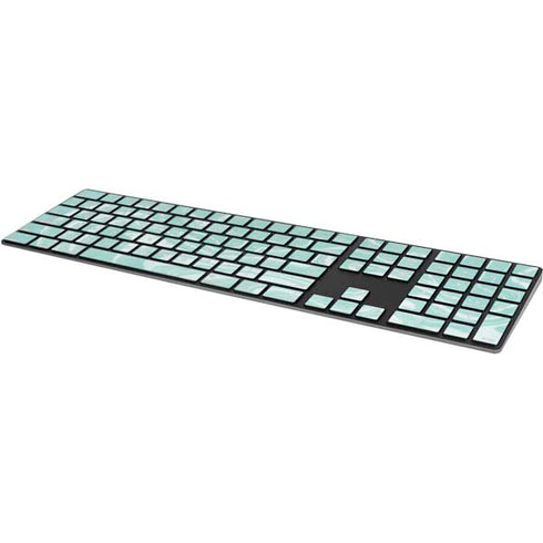 Mint Marbling Magic Keyboard with Numeric Keypad Skin