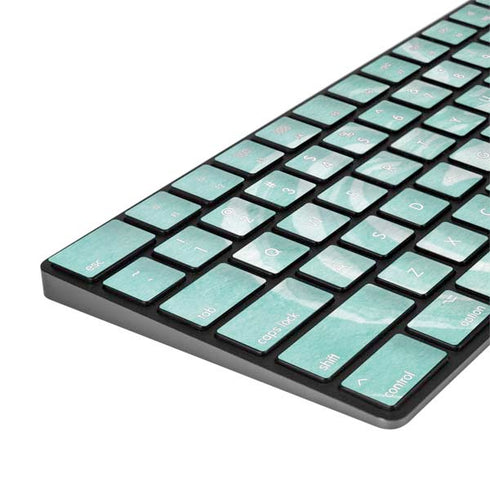 Mint Marbling Magic Keyboard with Numeric Keypad Skin
