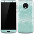 Mint Marbling Moto G6 Skin