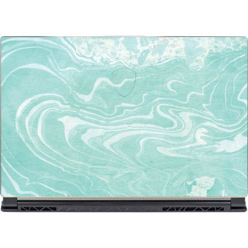 Mint Marbling MSI GS65 Stealth Laptop Skin