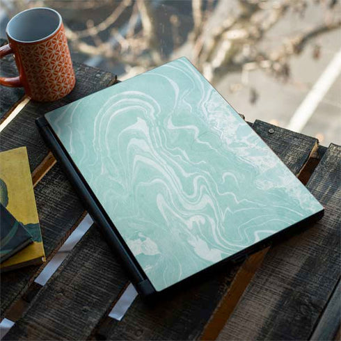 Mint Marbling MSI GS65 Stealth Laptop Skin