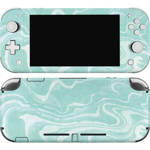 Mint Marbling Nintendo Switch Lite Skin