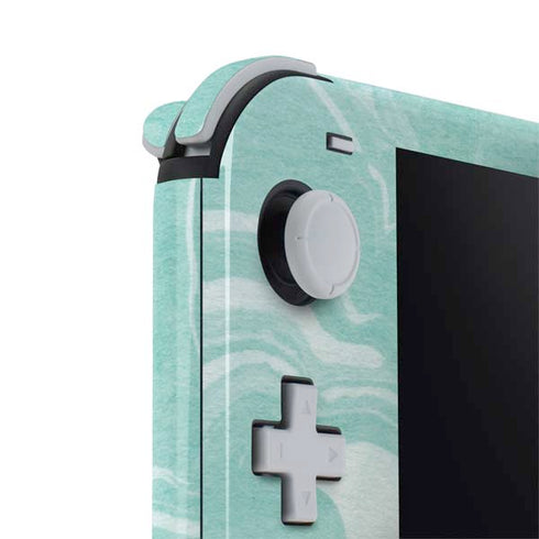 Mint Marbling Nintendo Switch Lite Skin