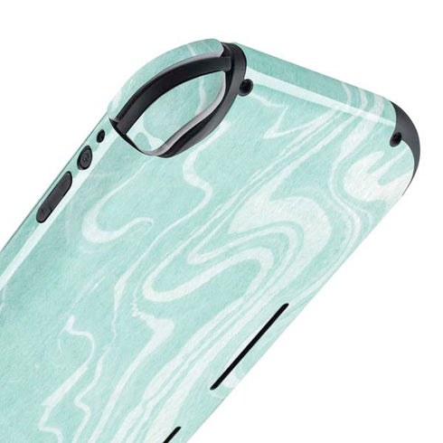 Mint Marbling Nintendo Switch Lite Skin