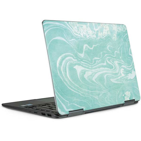 Mint Marbling Notebook 9 Pro 13in (2017) Skin