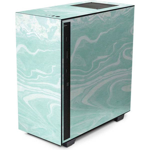 Mint Marbling NZXT H510 Compact ATX Mid-Tower Case Skin
