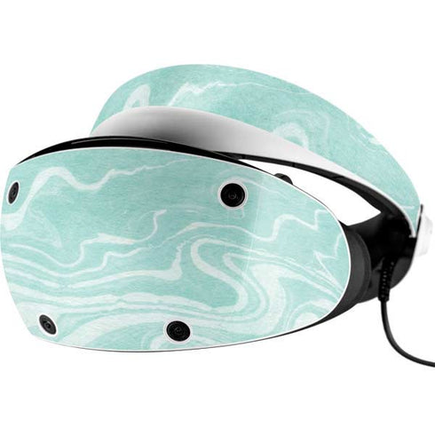 Mint Marbling PlayStation VR2 Skin