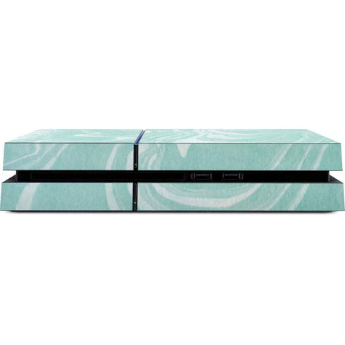 Mint Marbling PS4 Console Skin