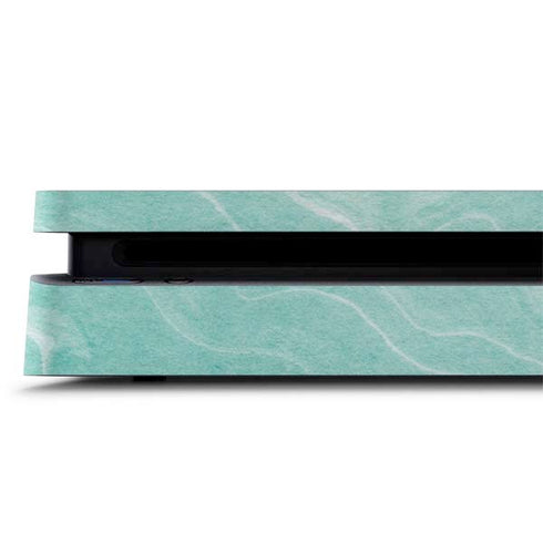 Mint Marbling PS4 Slim Skin