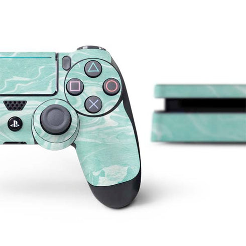 Mint Marbling PS4 Slim Bundle Skin