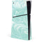 Mint Marbling PS5 Slim Disk Console Skin