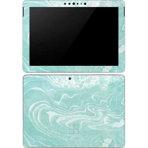 Mint Marbling Surface Go Skin