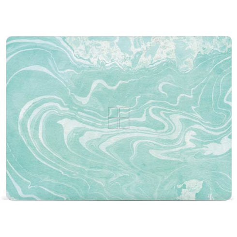 Mint Marbling Surface Laptop 3 13.5in Skin