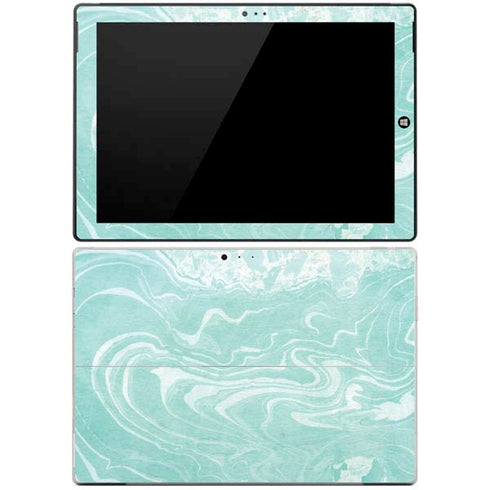 Mint Marbling Surface Pro 3 Skin